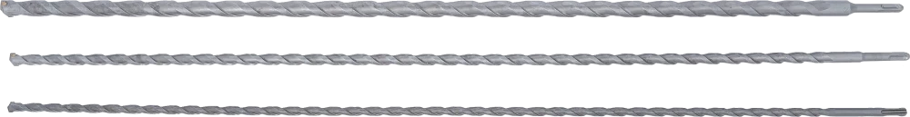 Conjunto de brocas de furação de parede | Eixo SDS | 12 / 16 / 24 mm | 3 peças