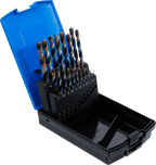 Conjunto de brocas helicoidais | HSS | 1 - 10 mm | 19 peças