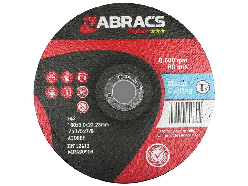 Disco de corte de metal Ø178 x 3 x 22.23mm A30RBF (S.20197)