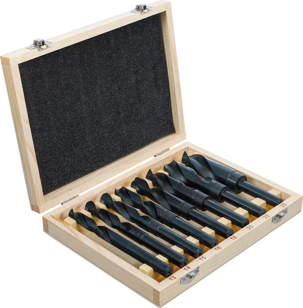 Conjunto de brocas de HSS | 13 - 25 mm | 8 peças