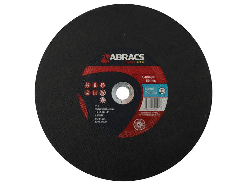 Disco chato de corte de metal Ø350 x 2.8 x 25.4mm A30RBF (S.20209)