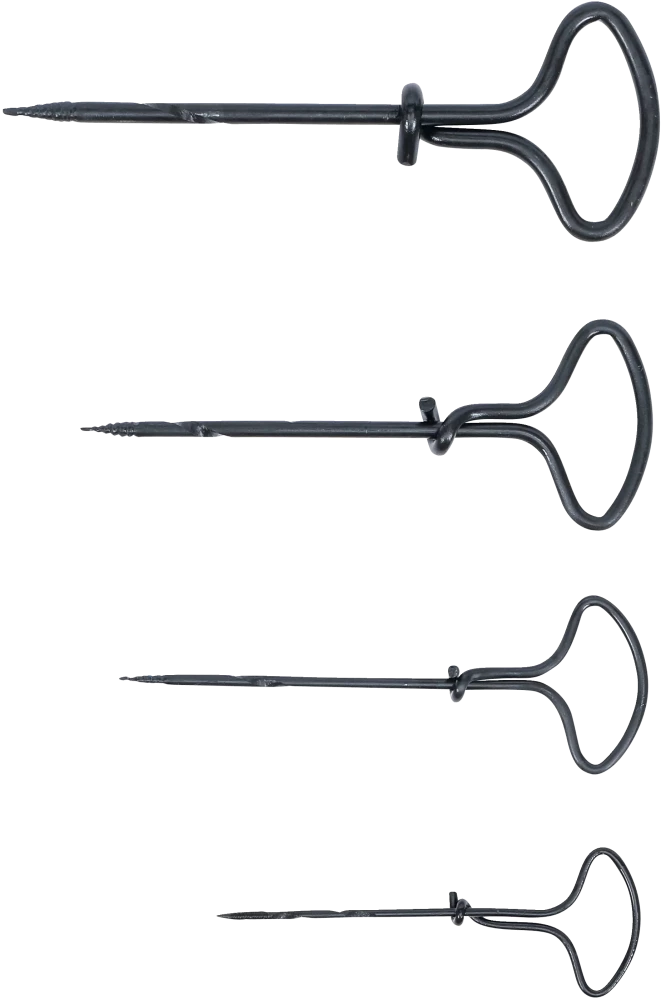 Conjunto de brocas manuais | 2,5 - 5 mm | 4 peças