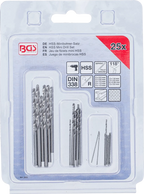 Conjunto de mini brocas HSS | 0,5 - 3,0 mm | 25 peças