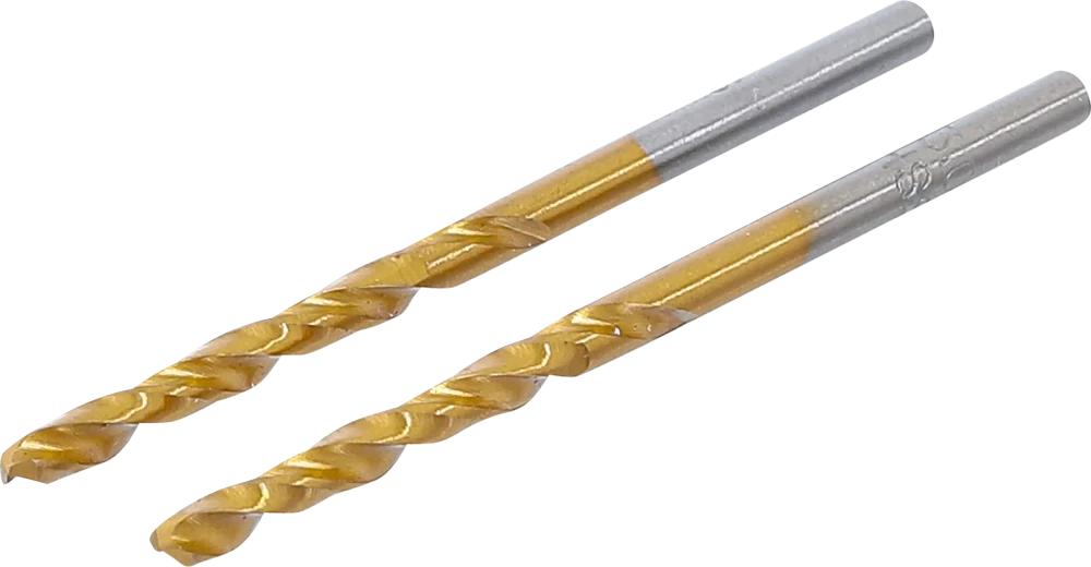 Broca helicoidal | HSS-G | de nitrato de titânio | 3,0 mm | 2 peças
