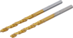 Broca helicoidal | HSS-G | de nitrato de titânio | 3,0 mm | 2 peças