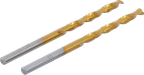 Broca helicoidal | HSS-G | de nitrato de titânio | 3,0 mm | 2 peças
