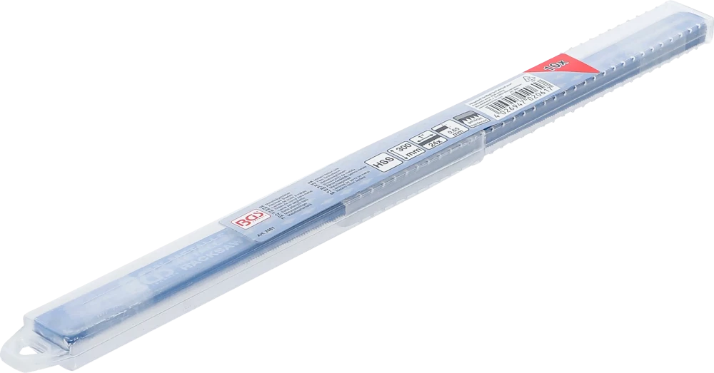 Lâminas de serra de metal | HSS flexíveis | 13 x 300 mm | 10 peças