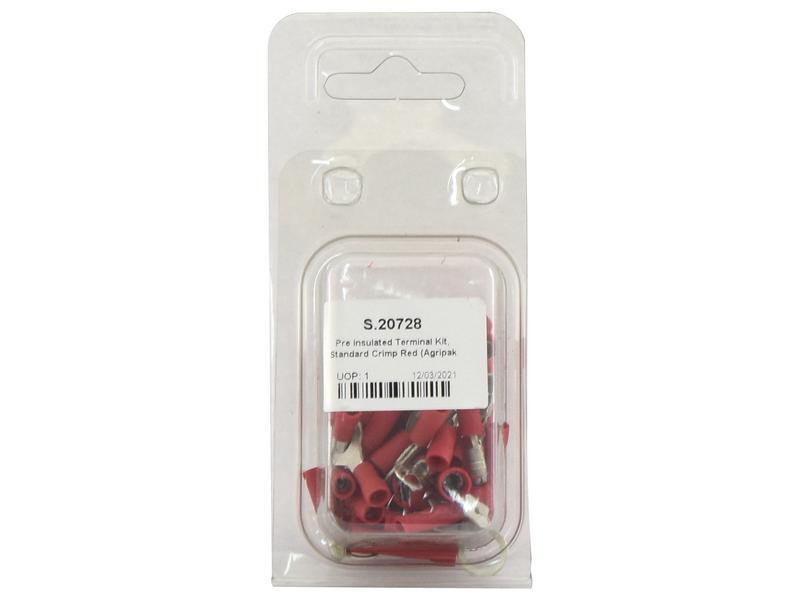 Agripak 45 un. Kit Terminais Vermelho (S.20728)