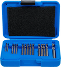 Conjunto de brocas de rebites cegos | HSS | 2,4 - 6,4 mm | 15 peças