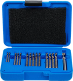Conjunto de brocas de rebites cegos | HSS | 2,4 - 6,4 mm | 15 peças
