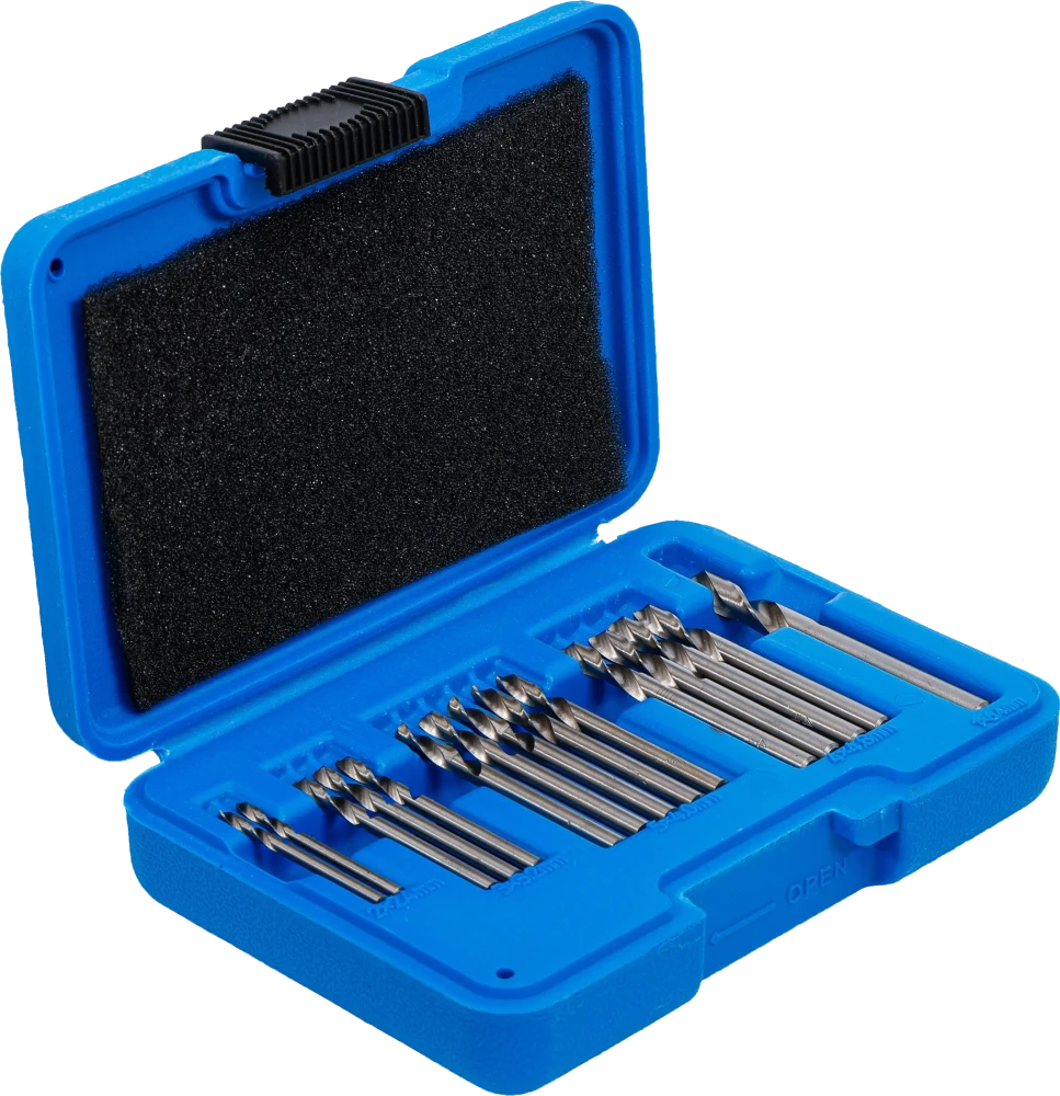 Conjunto de brocas de rebites cegos | HSS | 2,4 - 6,4 mm | 15 peças