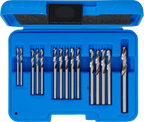 Conjunto de brocas de rebites cegos | HSS | 2,4 - 6,4 mm | 15 peças
