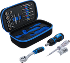 Conjunto de Chaves de Caixa Pro Torque 1/4" | 26 Peças | Bolso com Fecho