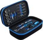 Conjunto de Chaves de Caixa Pro Torque 1/4" | 26 Peças | Bolso com Fecho