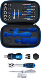 Conjunto de Chaves de Caixa Pro Torque 1/4" | 26 Peças | Bolso com Fecho