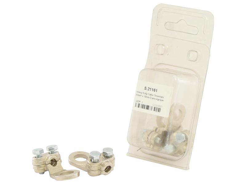 Agripak 2 un. terminais de cabo 25 x 13mm (S.21161)