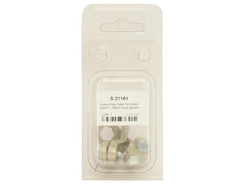 Agripak 2 un. terminais de cabo 25 x 13mm (S.21161)