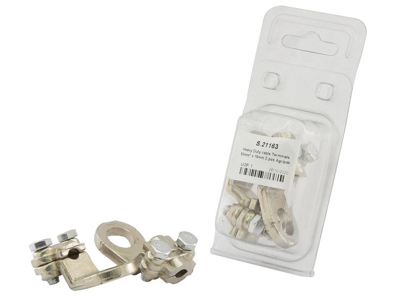 Agripak 2 un. terminais de cabo 50 x 15mm (S.21163)