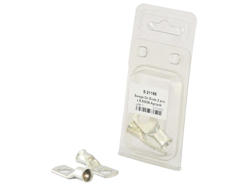 Terminal massa 35mmØ x 10.5mm x 2 un. Agripak (S.21165)