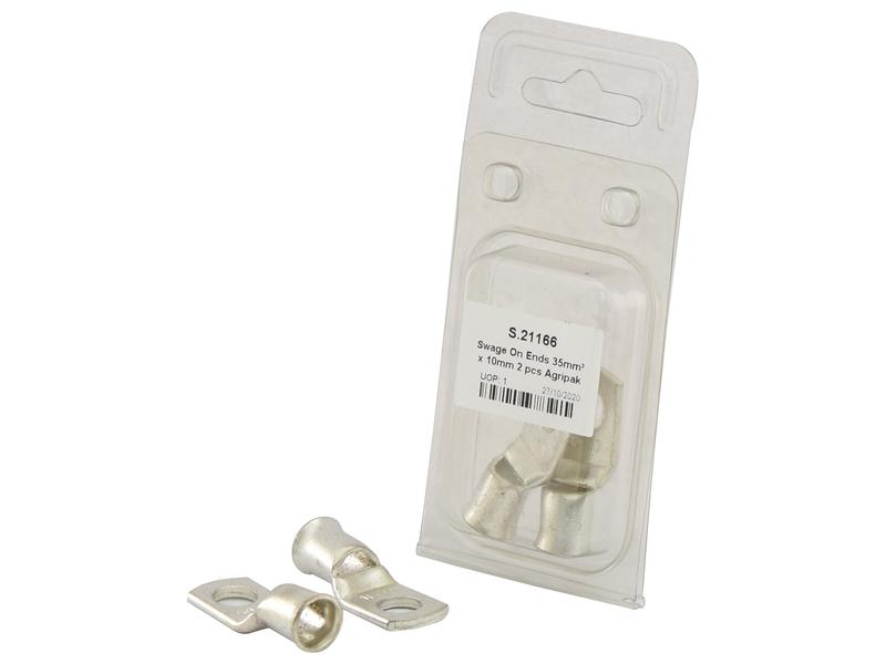Terminal massa 50mmØ x 10.5mm x 2 un. Agripak (S.21166)