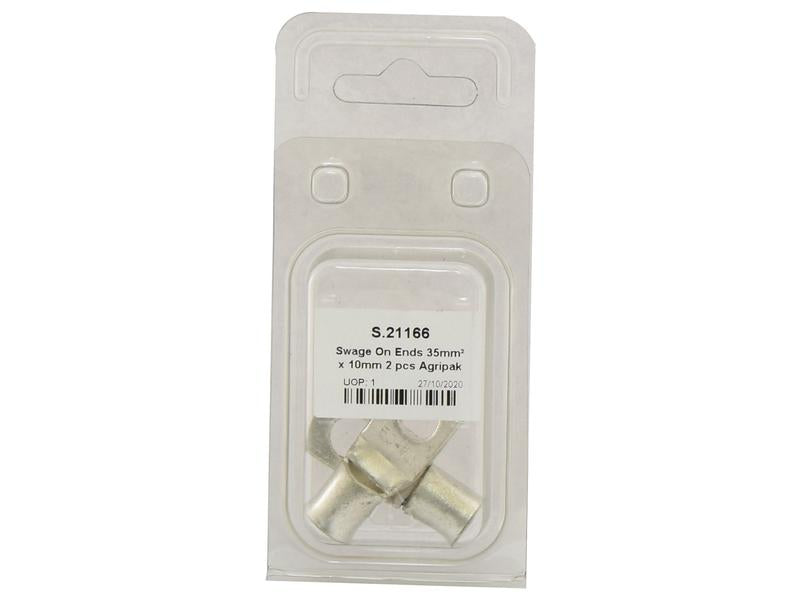 Terminal massa 50mmØ x 10.5mm x 2 un. Agripak (S.21166)