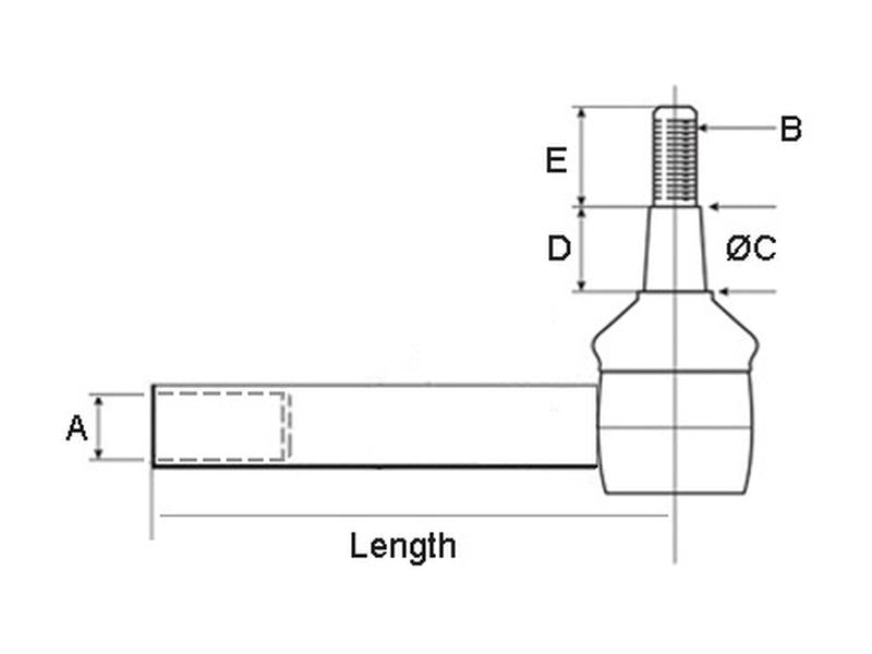 Ponteira Comp: 237mm (S.21189)