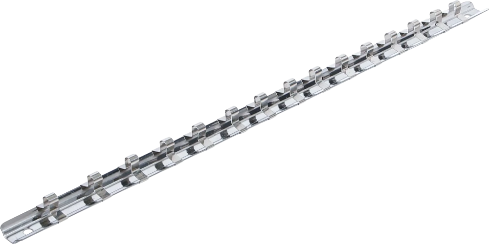Calha de encaixe com 15 clipes | 6,3 mm (1/4")