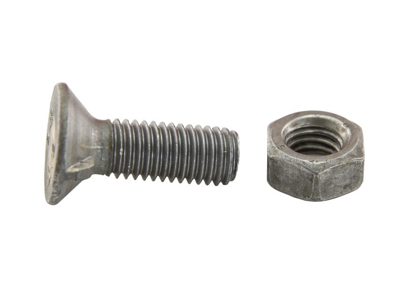 Parafuso c/porca - M14 x 45mm, Resistência à tração 8.8 (25 un. Caixa) (S.21414)