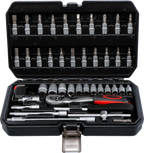 Conjunto de Chaves de Caixa 1/4" | 46 Peças
