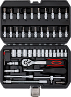 Conjunto de Chaves de Caixa 1/4" | 46 Peças