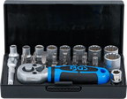 Conjunto de Chaves de Caixa Gear Lock 1/4" | 28 Peças
