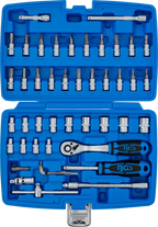 Conjunto de Chaves de Caixa 1/4" Super Lock | 46 Peças