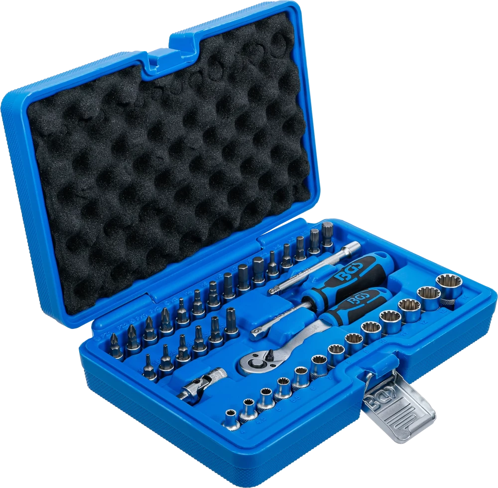 Conjunto de Chaves de Caixa Gear Lock 1/4" | 38 Peças
