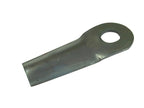 Faca - Lamina conica - 132 x 50x4mm - Orifício Ø20.5 x 23mm - Esq./Dt. - para JF, Kongskilde, Stoll Aplicavel em: 13800013, 1380,0013 (S.21600)