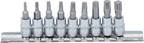 Conjunto de Encaixes para Pontas Torx | 1/4" | T10 - T50 | 9 peças