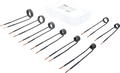 Conjunto de bobinas de indução para aquecedor por indução | angulado a 90° | para BGS 2169, 3391 | 8 peças
