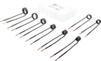Conjunto de bobinas de indução para aquecedor por indução | angulado a 90° | para BGS 2169, 3391 | 8 peças