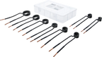 Conjunto de bobinas de indução para aquecedor por indução | modelo reto | para BGS 2169, 3391 | 8 peças
