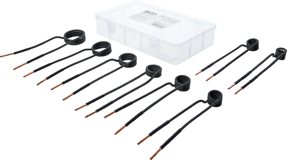 Conjunto de bobinas de indução para aquecedor por indução | modelo reto | para BGS 2169, 3391 | 8 peças