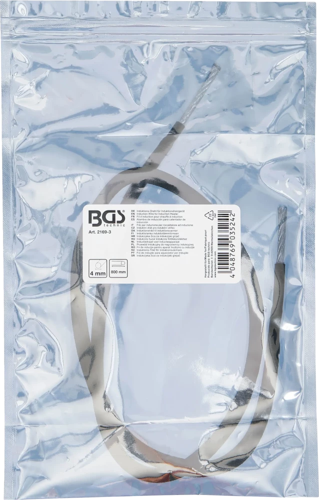 Fio de indução para aquecedor por indução | para BGS 2169, 3391
