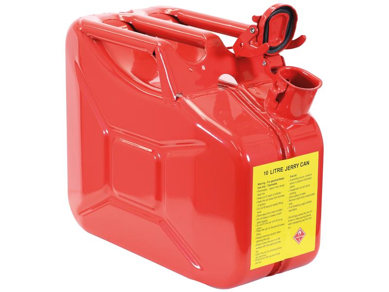Metal Jerri can - Vermelho 10 lts (Petrol) (S.21694)