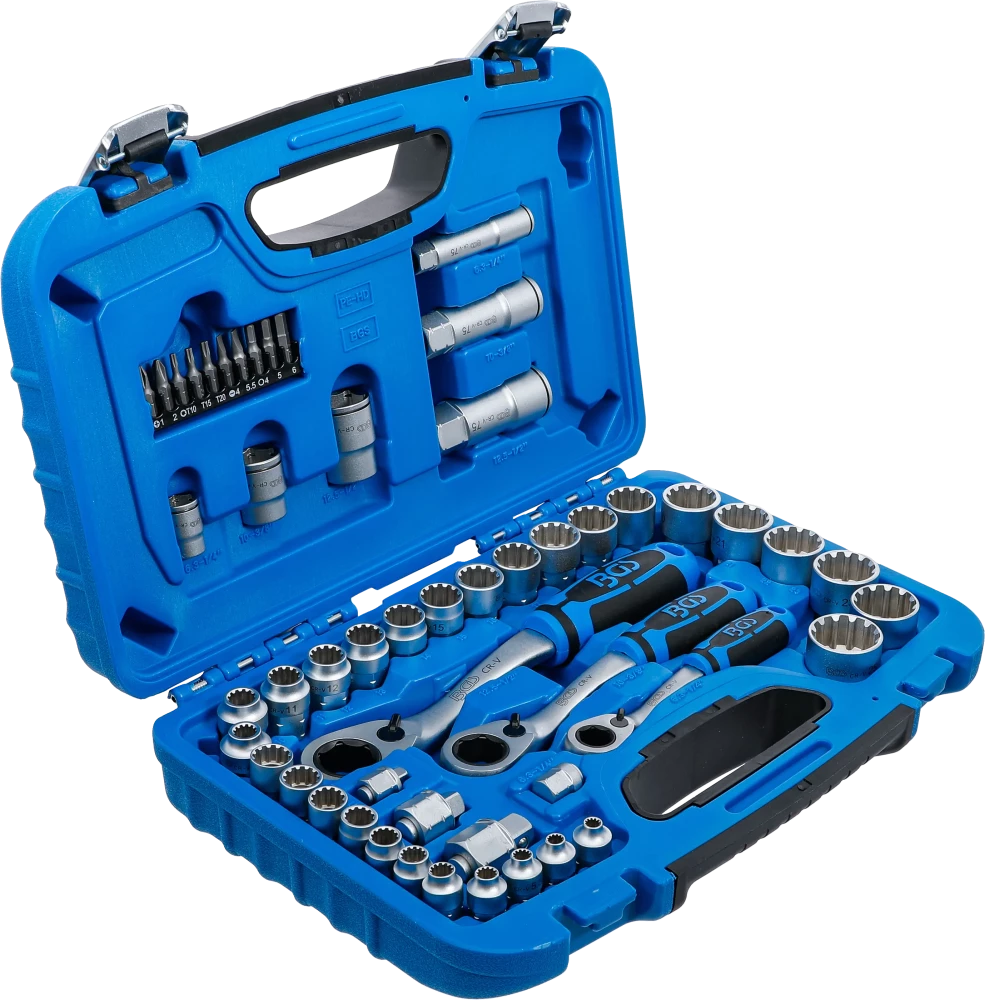 Conjunto de Chaves de Caixa de Passagem Gear Lock | 4,5-25 mm | 52 Peças