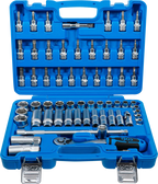 Conjunto de Chaves de Caixa Pro Torque 3/8" | Polegadas | 61 Peças