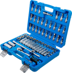 Conjunto de Chaves de Caixa Pro Torque 3/8" | Polegadas | 61 Peças