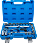 Conjunto de Chaves de Caixa Pro Torque 1/2" | 8-32 mm | 27 Peças
