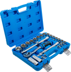 Conjunto de Chaves de Caixa Pro Torque 1/2" | 8-32 mm | 27 Peças