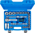 Conjunto de Chaves de Caixa Pro Torque 1/2" | 8-32 mm | 27 Peças