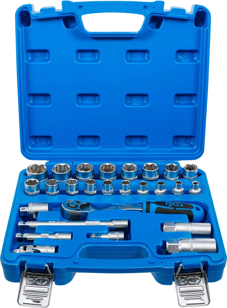 Conjunto de Chaves de Caixa Super Lock 3/8" | 26 Peças