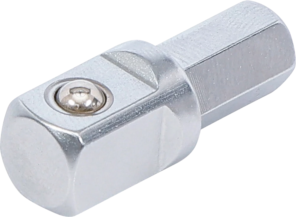 Adaptador de roquete para pontas | Sextavado externo 8 mm (5/16") - Quadrado externo 10 mm (3/8") | 30 mm
