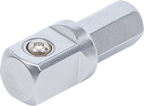 Adaptador de roquete para pontas | Sextavado externo 8 mm (5/16") - Quadrado externo 10 mm (3/8") | 30 mm